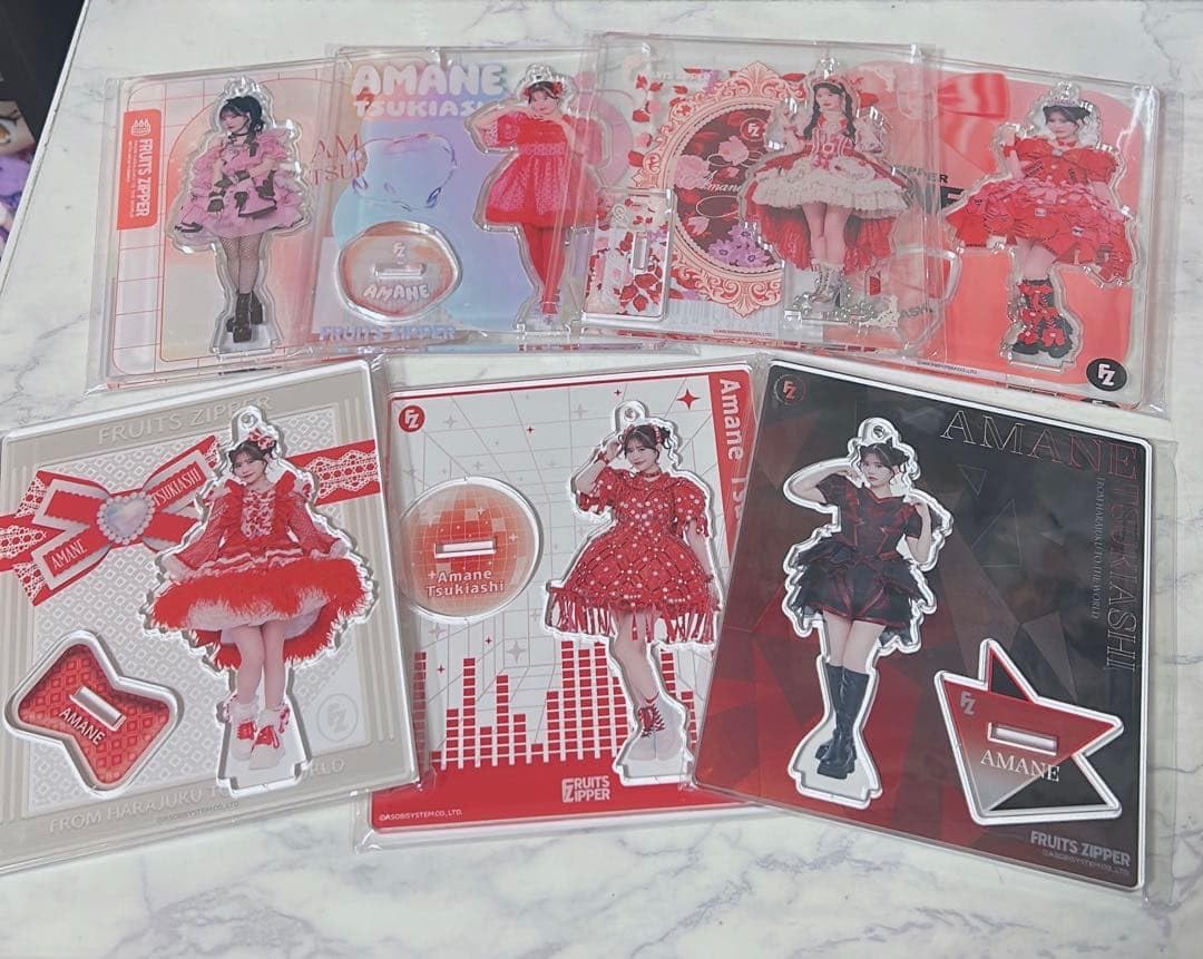 Amazon.co.jp: fruitszipper 月足天音 アクスタ アクリルスタンド 7種